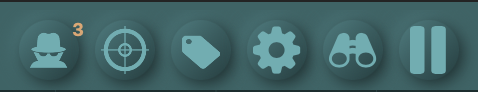 Game controls in the control panel
